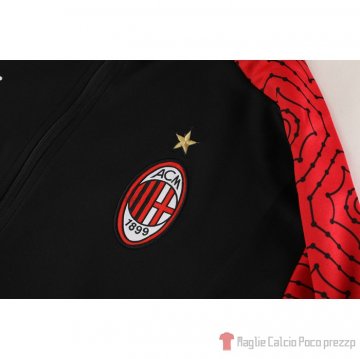 Giacca Milan 2020-21 Negro Y Rojo