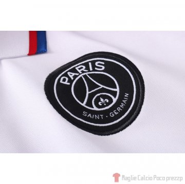 Maglia Polo Paris Saint-Germain Jordan 2020/2021 Bianco
