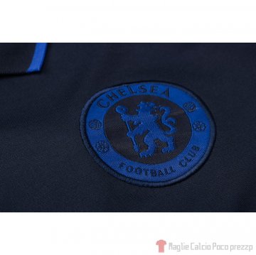 Maglia Polo Chelsea 2020/2021 Blu Oscuro