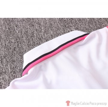 Maglia Polo Paris Saint-Germain 2020/2021 Bianco e Rosa