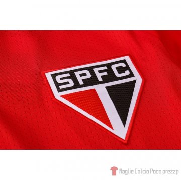 Tuta Da Track Sao Paulo Manica Corta 2020-21 Rosso