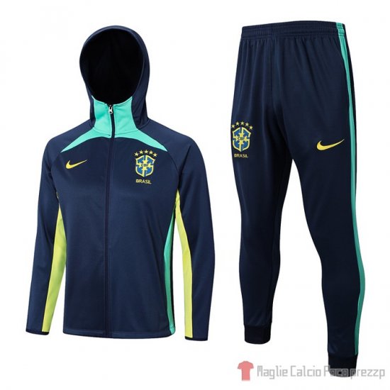 Chandal Con Capucha Del Brasil 22-23 Azul - Clicca l'immagine per chiudere