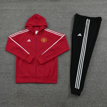 Chandal Con Capucha Del Manchester United 22-23 Rojo
