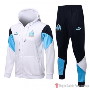 Tuta da Track Olympique Marsella 2021-22 Blanco Tuta da Track Olympique Marsella 2021-22 Blanco