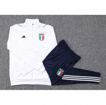 Chandal De Giacca Italia Bambino 23-24 Blanco