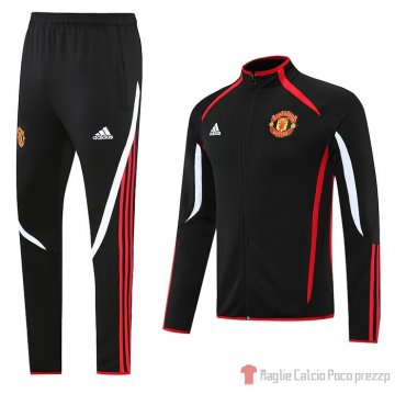 Tuta da Track Giacca Manchester United Teamgeist 21-22 Negro