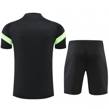 Chandal Del Manchester City Manica Corta 2022-2023 Negro - Pantalon Corto