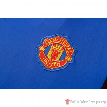 Tuta Manchester United Manica Corta 21-22 Azul