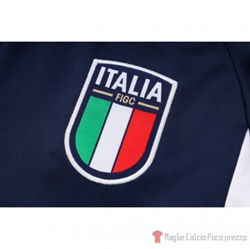 Felpa Della Tuta Italia 23-24 Azul