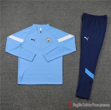 Felpa Della Tuta Manchester City 22-23 Azul