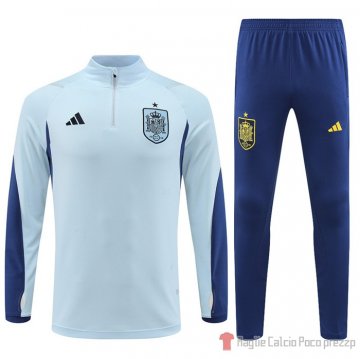 Felpa Della Tuta Spagna 22-23 Azul Claro Felpa Della Tuta Spagna 22-23 Azul Claro