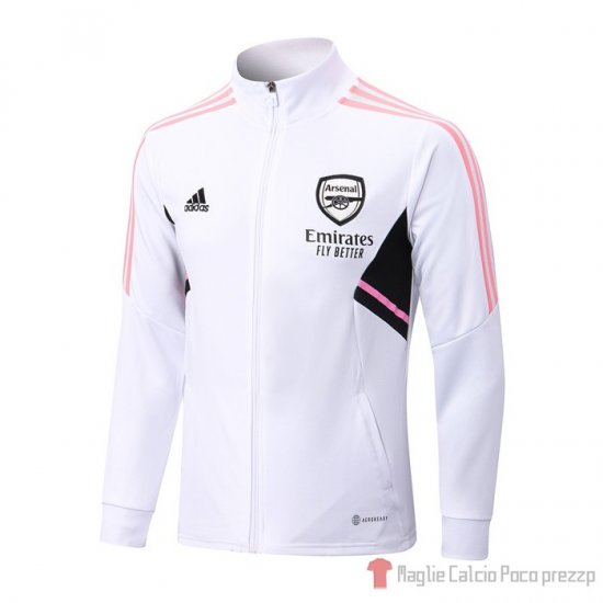 Giacca Arsenal 22-23 Bianco - Clicca l'immagine per chiudere