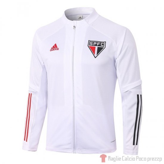 Giacca Sao Paulo 2020/2021 Bianco - Clicca l'immagine per chiudere