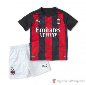 Maglia Milan Home Bambino 20-21 Maglia Milan Home Bambino 20-21