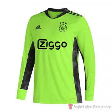 Maglia Ajax Portiere Manica Lunga 20-21 Verde Maglia Ajax Portiere Manica Lunga 20-21 Verde