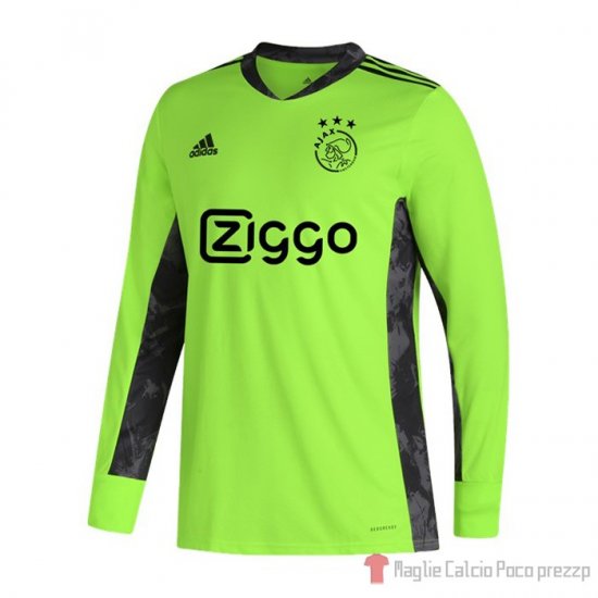 Maglia Ajax Portiere Manica Lunga 20-21 Verde - Clicca l'immagine per chiudere