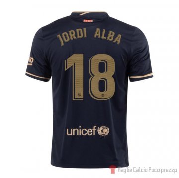 Maglia Barcellona Giocatore Jordi Alba Away 20-21 Maglia Barcellona Giocatore Jordi Alba Away 20-21