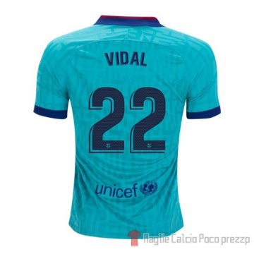 Maglia Barcellona Giocatore Vidal Terza 2019/2020 Maglia Barcellona Giocatore Vidal Terza 2019/2020