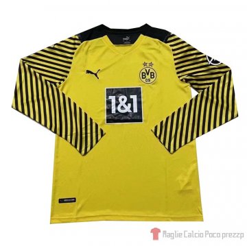 Maglia Borussia Dortmund Home Maniche Lunghe 21-22