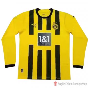 Maglia Borussia Dortmund Home Maniche Lunghe 22-23