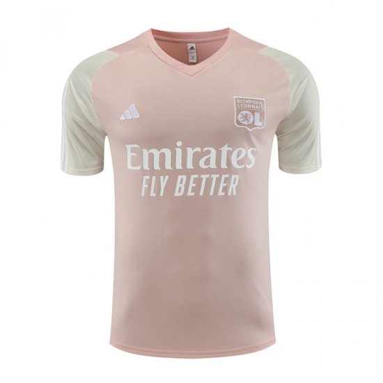 Maglia De Allenamento Lyon 23-24 Rosa - Clicca l'immagine per chiudere