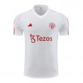 Maglia De Allenamento Manchester United 23-24 Blanco