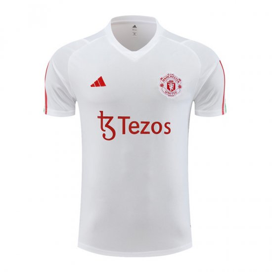 Maglia De Allenamento Manchester United 23-24 Blanco - Clicca l'immagine per chiudere