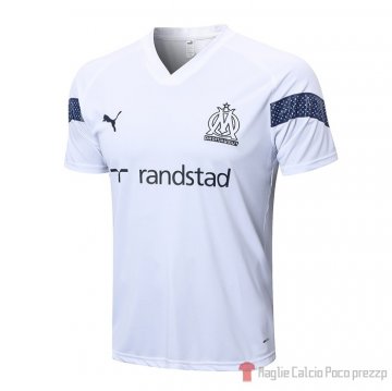 Maglia De Allenamento Olympique Marsella 22-23 Blanco Maglia De Allenamento Olympique Marsella 22-23 Blanco