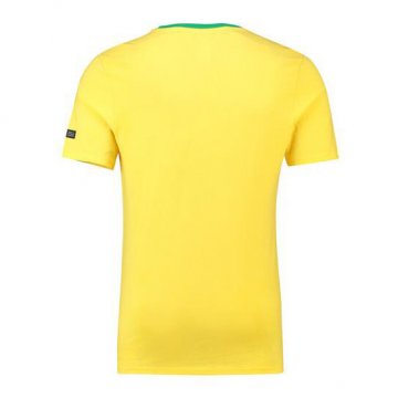 Maglia Allenamento Brasil 2018 Giallo