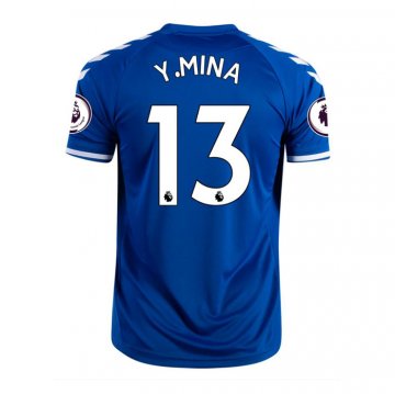 Maglia Everton Giocatore Y.mina Home 20-21 Maglia Everton Giocatore Y.mina Home 20-21