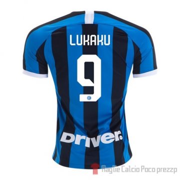 Maglia Inter Giocatore Lukaku Home 2019/2020 Maglia Inter Giocatore Lukaku Home 2019/2020