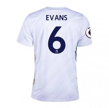 Maglia Leicester City Giocatore Evans Away 20-21 Maglia Leicester City Giocatore Evans Away 20-21