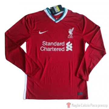 Maglia Liverpool Home Manica Lunga 2020/2021 Maglia Liverpool Home Manica Lunga 2020/2021