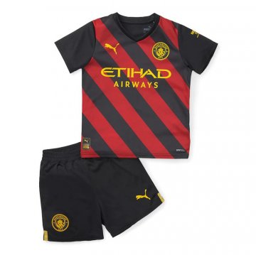 Maglia Manchester City Away Bambino 22-23 Maglia Manchester City Away Bambino 22-23