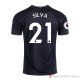 Maglia Manchester City Giocatore Silva Away 20-21