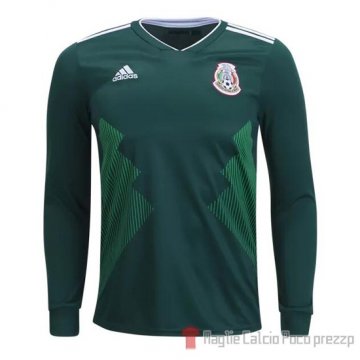 Maglia Messico Home Manica Lunga 2018 Maglia Messico Home Manica Lunga 2018