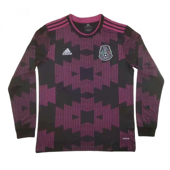 Maglia Messico Home Maniche Lunghe 20-21 - Clicca l'immagine per chiudere