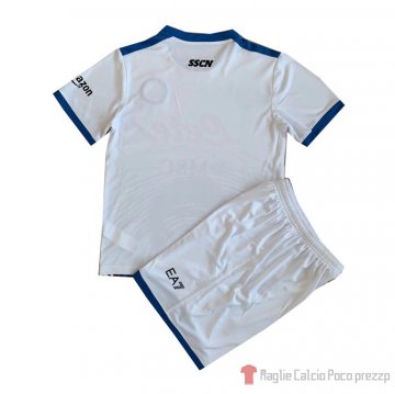 Maglia Napoli Maradona Special Bambino 21-22 Blanco