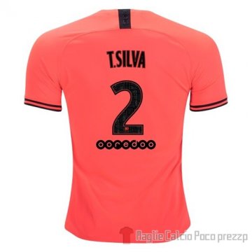 Maglia Paris Saint-Germain Giocatore T.silva Away 2019/2020 Maglia Paris Saint-Germain Giocatore T.silva Away 2019/2020