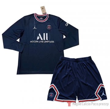 Maglia Paris Saint-germain Home Manica Lunga Bambino 21-22 Maglia Paris Saint-germain Home Manica Lunga Bambino 21-22