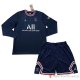 Maglia Paris Saint-germain Home Manica Lunga Bambino 21-22