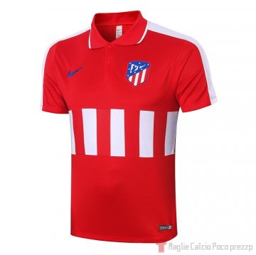 Maglia Polo Atletico Madrid 2020/2021 Rosso Maglia Polo Atletico Madrid 2020/2021 Rosso