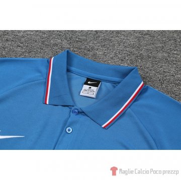 Maglia Polo Atletico Madrid 2022-23 Blu