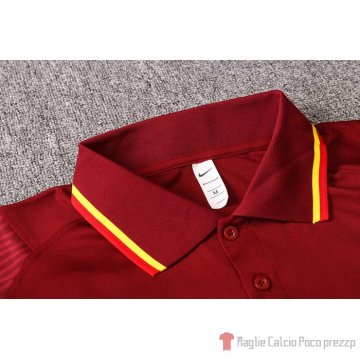 Maglia Polo Barcellona 20-21 Rosso