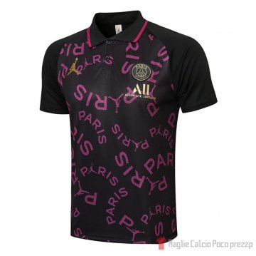 Maglia Polo Del Paris Saint-germain Jordan 2021-2022 Purpura Maglia Polo Del Paris Saint-germain Jordan 2021-2022 Purpura
