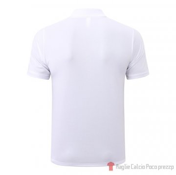 Maglia Polo Paris Saint-germain Jordan 22-23 Blanco