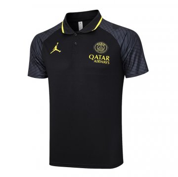 Maglia Polo Del Paris Saint-germain Jordan 23-24 Negro