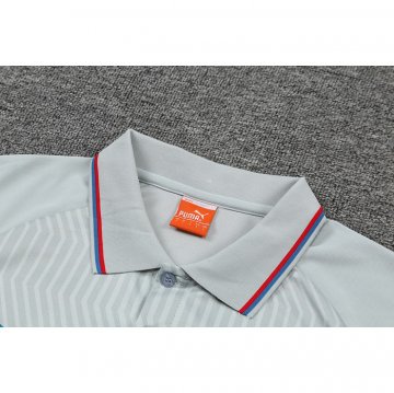 Maglia Polo Manchester City 2022-23 Grigio