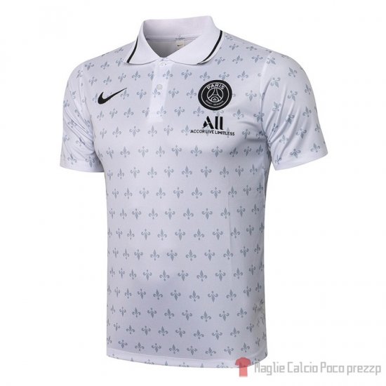 Maglia Polo Paris Saint-germain 2021-22 Bianco - Clicca l'immagine per chiudere