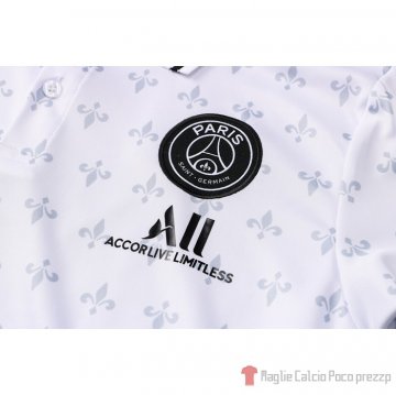 Maglia Polo Paris Saint-germain 2021-22 Bianco